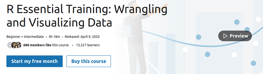 R Essential Training: Wrangling and Visualizing Data