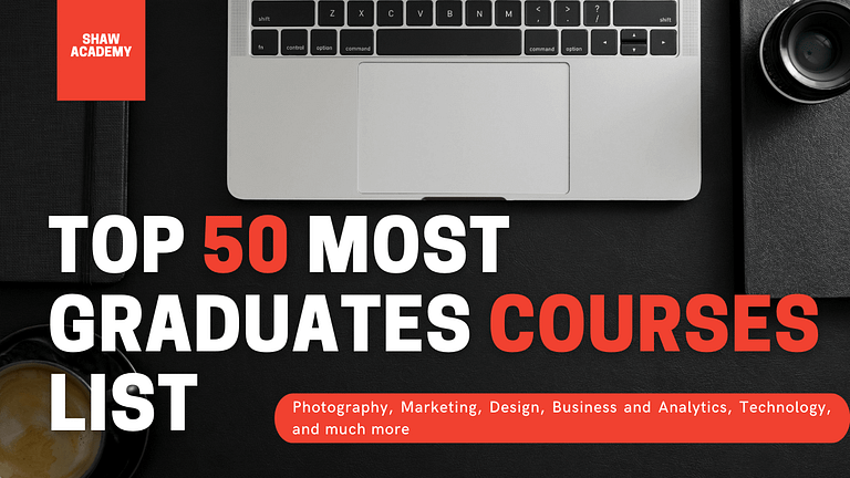 Top 50 Most Graduates Courses List From Shaw Academy