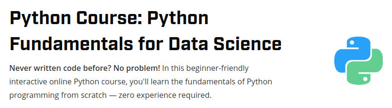 Python Course: Python Fundamentals for Data Science
