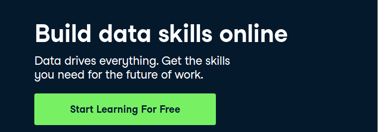 Build data skills online
