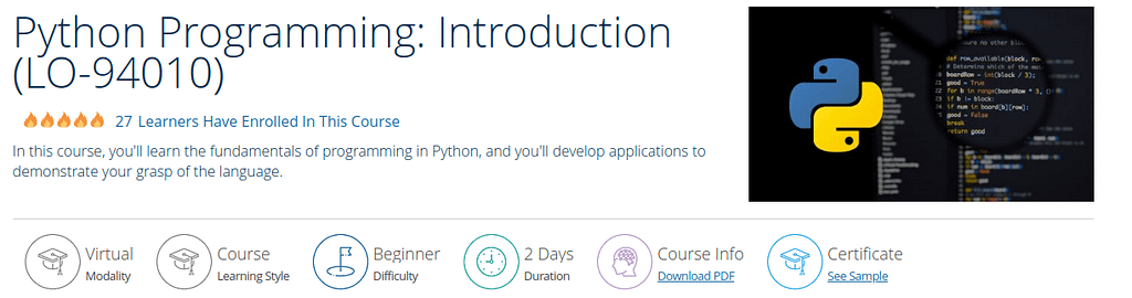 Python Programming: Introduction