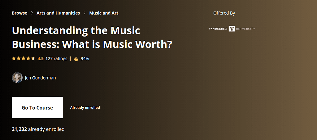 Understanding the Music Business: What is Music Worth?