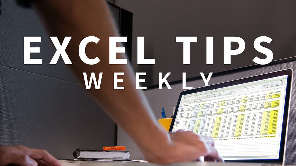 Excel Tips Weekly