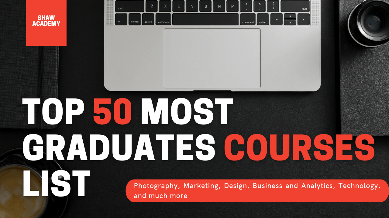 Top 50 Most Graduates Courses List From Shaw Academy